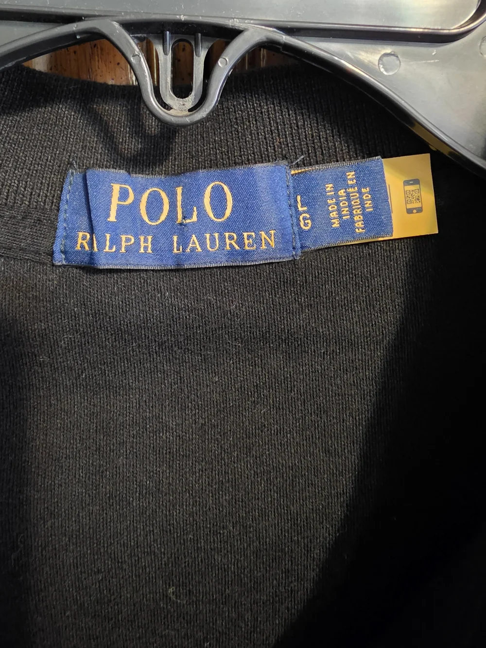 Polo by Ralph Lauren Black Polo with White Pony Emblem